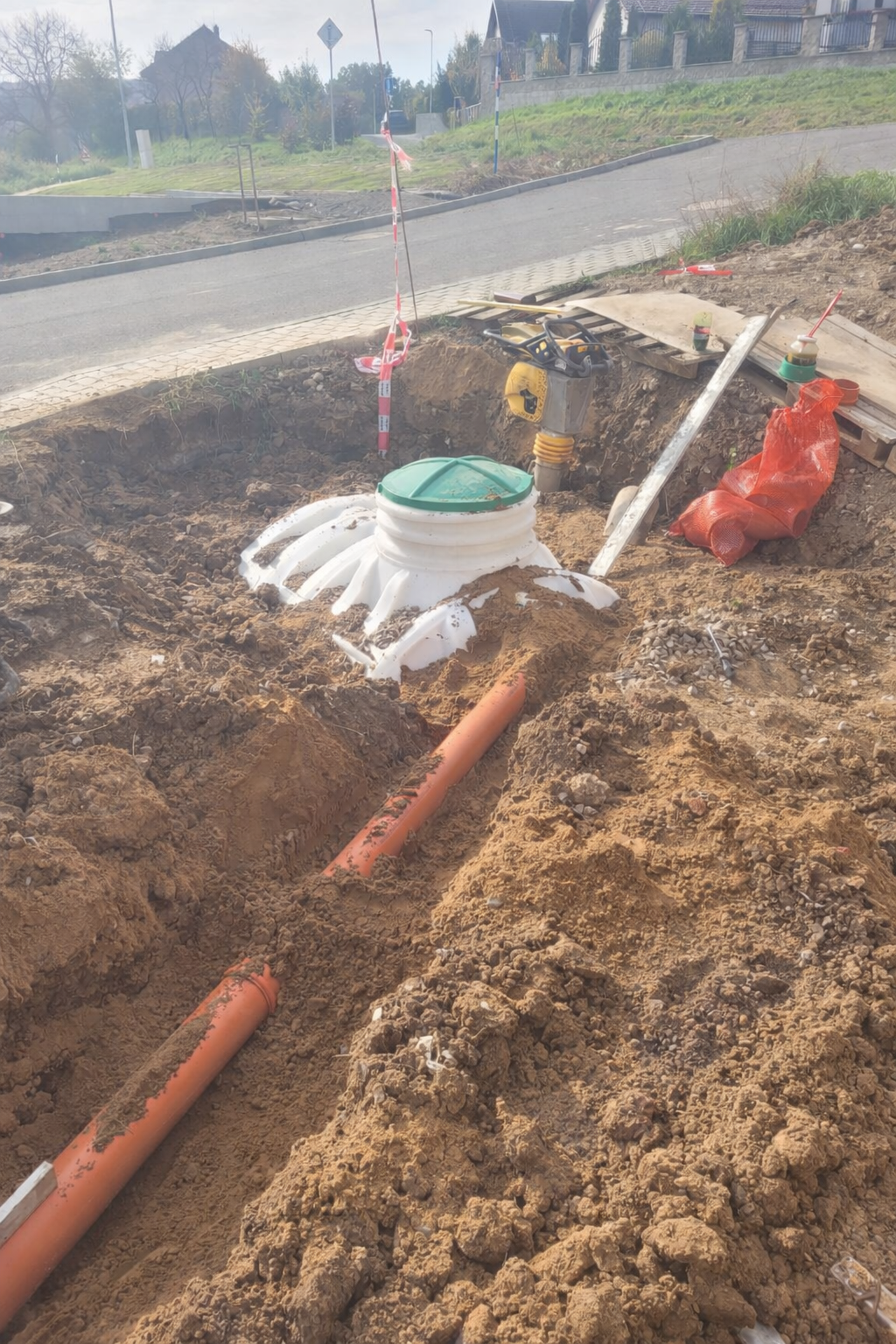 Foto dešťová kanalizace