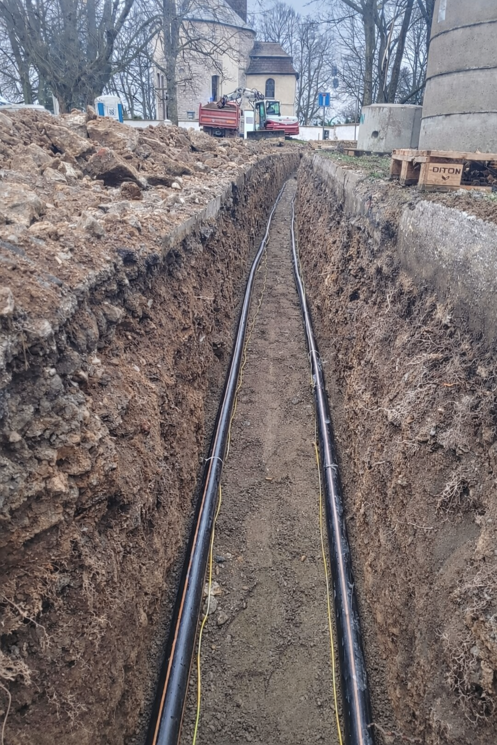 Foto dešťová kanalizace