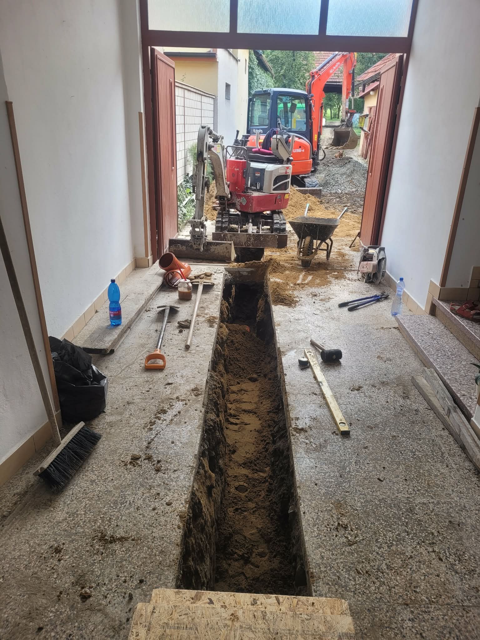 Foto kanalizační přípojka