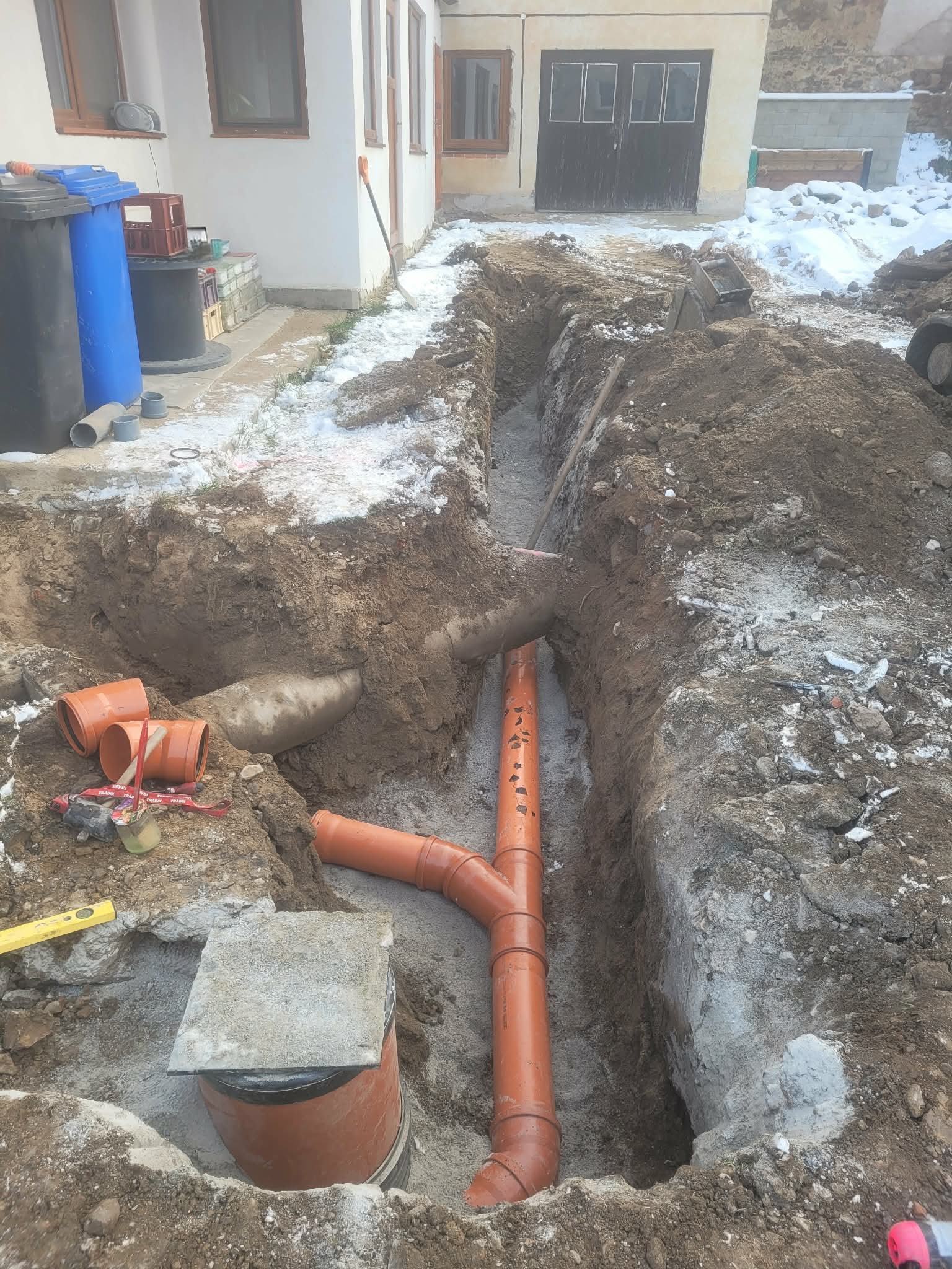 Foto kanalizační přípojka